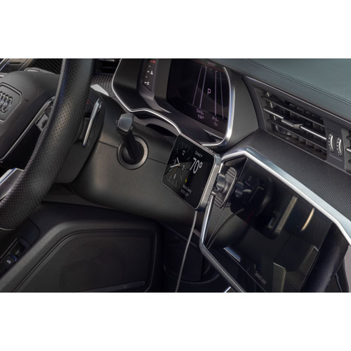 Support de tableau de bord/bouche d'air magnétique sans fil Qi2 25 W MagicMount Charge Pro de Scosche