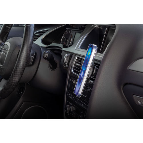 Support de tableau de bord/bouche d'air magnétique sans fil Qi2 25 W MagicMount Charge Pro de Scosche