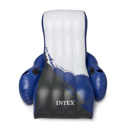 Intex Inflatable Floating Comfortable Recliner Lounges with Cup Holders