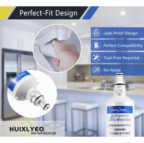 4204490 Water Filter Replacement for Sub-Zero 4204490, 4290510 Refrigerator Water Filter, 3Pcs