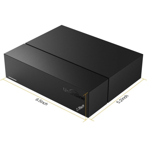 Disque dur externe portatif USB 3.0 10&nbsp;To 3,5&nbsp;po d'UnionSine compatible stockage HDD PC, bureau, portable HD3511 - BO