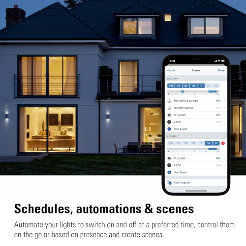 Eve Light Switch 2-Pack: Wall Switch for Apple Home, Alexa, Google Home, SmartThings; for Single-Pole & 3-Way switches; Requires Thread Router &