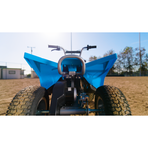 Razor Kids Electric Off Road Mini Dirt Quad Bike 4 Wheeler ATV 24 Volt, Blue