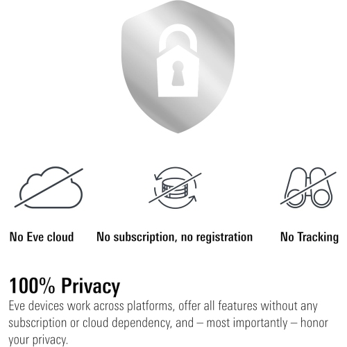 Eve Outdoor Cam – Secure floodlight Camera, 1080p, Night Vision, Wi-Fi (2.4 GHz), Motion Sensor, Two-Way Communication, Flexible & Easy Installation