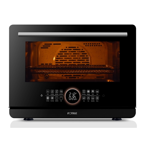 FOTILE ChefCubii HYZK32-E3-B | 4-in-1 Countertop Combi Oven | Bake | Steam | Dehydrate | Air Fry | Steam Self-Clean