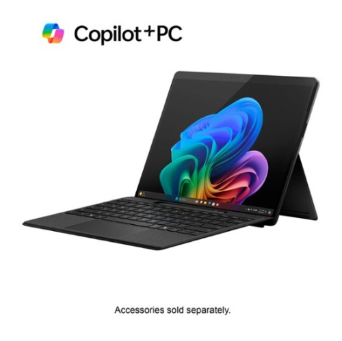 Portable Surface Pro Copilot+ PC 13&nbsp;po 1&nbsp;To de Microsoft avec Snapdragon X Plus/RAM 16&nbsp;Go/1&nbsp;To (2024) - Noir - NOUVEAU SEALED