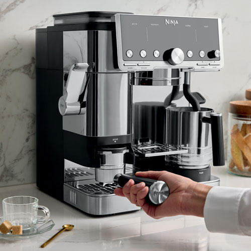 Ninja Luxe Café Pro Series 4-in-1 Espresso Machine - Black/Stainless Steel