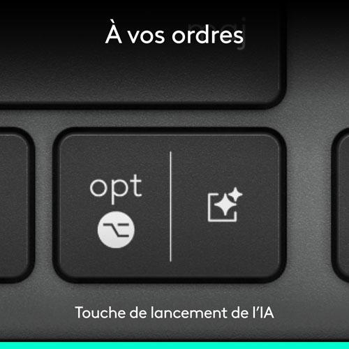 Clavier Bluetooth Signature Slim Solar+ K980 de Logitech - Anthracite - Anglais - Exclusivité Best Buy