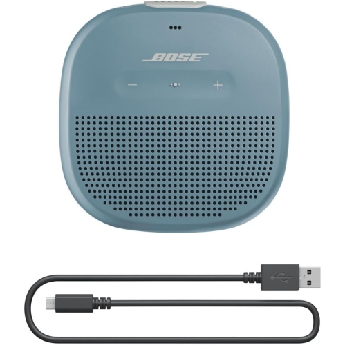 Haut-parleur portatif Bluetooth SoundLink Micro de Bose étanche - Bleu pierre