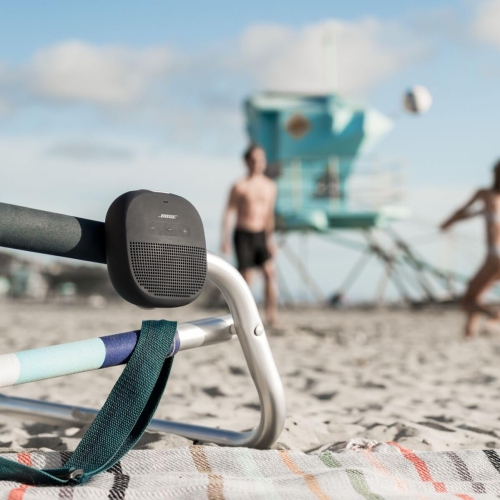 Haut-parleur portatif Bluetooth SoundLink Micro de Bose étanche - Noir