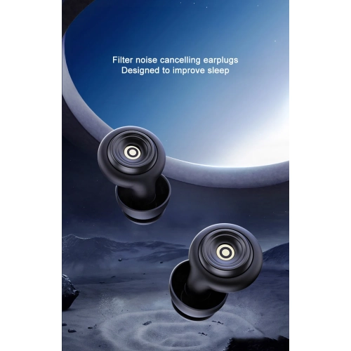 Ear Plugs for Noise Reduction, 5 Silicone Earplugs Tips in Ear Plugs, Silicone Ear Plugs for Sleeping, Working, Reading and Concert Hearing Protection