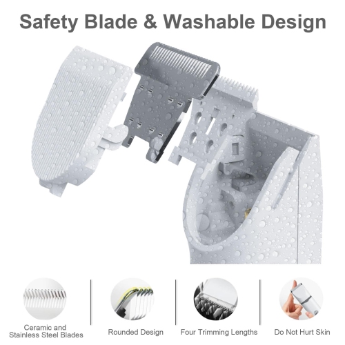 Tondeuse silencieuse pour chiens – Tondeuse professionnelle 4-en-1 pour chiens de petite taille, tondeuse sans fil rechargeable pour animaux de