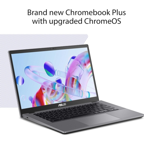 ASUS Chromebook Plus CX34 Laptop 14" FHD Intel i3-1215U Processor 128GB 8GB Chrome OS Gray Refurbished Good