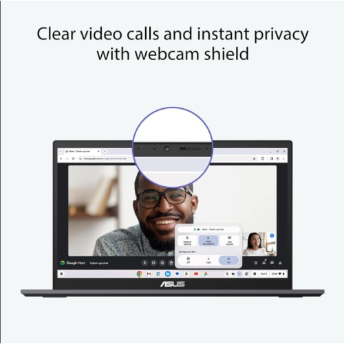 ASUS Chromebook Plus CX34 Laptop 14" FHD Intel i3-1215U Processor 128GB 8GB Chrome OS Gray Refurbished Good