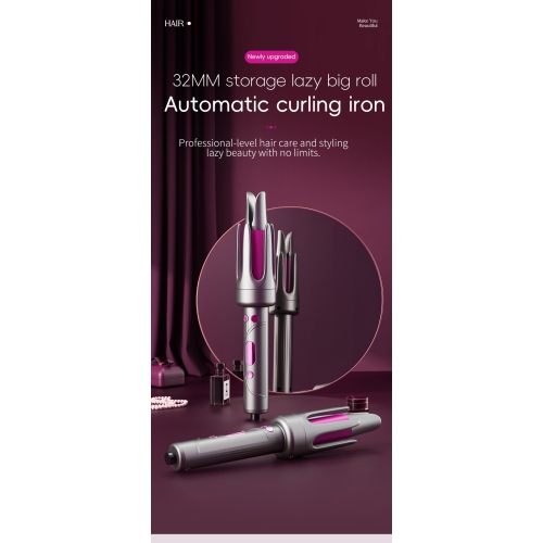 New 32mm fully automatic curling iron with large curls and large waves, negative ion, long-lasting styling, curling iron, US standard