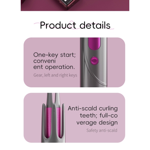 New 32mm fully automatic curling iron with large curls and large waves, negative ion, long-lasting styling, curling iron, US standard