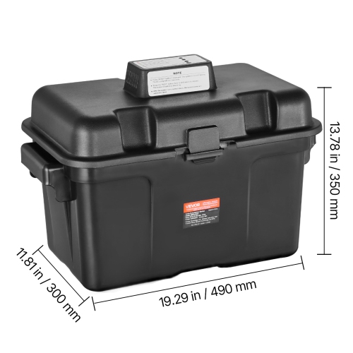 VEVOR 2000GPH Basement Emergency Back-Up Sump Pump, 0.17 HP Backup Sump Pump System, with 15V Adapter, Float Switch, 24-Hour-a-Day Monitoring