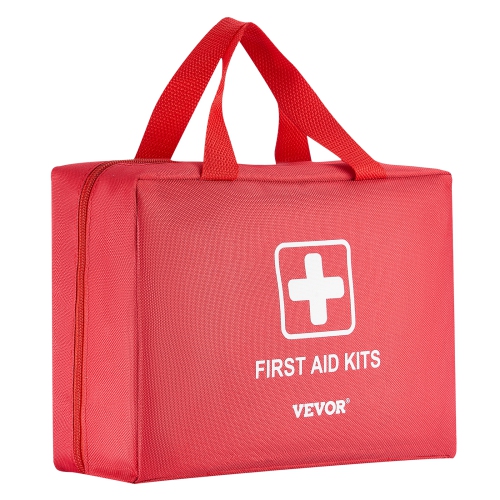 VEVOR 420 Pieces First Aid Kit, 600D Nylon Large Survival First Aid Bag, Emergency Medical Supplies, for Home, Car, Office, Travel, Camping, Truck,