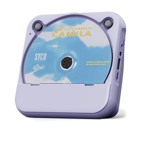 Portable CD Player Bluetooth Rechargeable,Wireless Mini Desktop Music Player with HiFi Speaker,CD Player with Remote Control,Support CD FM Radio USB