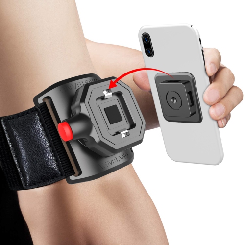 Sports Wrist Band Mobile Phone Holder Running Fitness Wrist Strap，Outdoor Activities Phone Holder for Various Phone model(4''-6.8'')