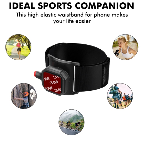Sports Wrist Band Mobile Phone Holder Running Fitness Wrist Strap,Outdoor Activities Phone Holder for Various Phone model(4''-6.8'')