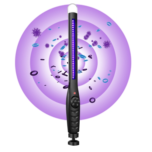 Lampe germicide UV portative 30LED Assainisseur UV et désinfectant anti-microbes Appareil anti-ultraviolet Recharge USB Lampe désinfectante