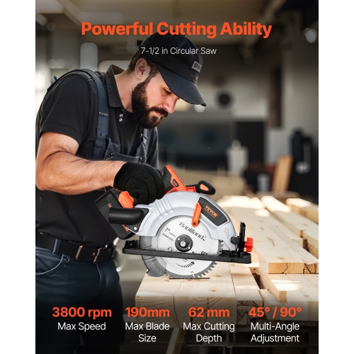 VEVOR 5-Tool Combo Kit, 20V Brushless, Cordless Power Tool Combo Kit, Cordless Drill and Impact Driver, with 4.0 Ah Batteries, Charger, Reciprocating