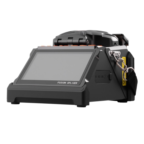 VEVOR 6 Motors Fiber Fusion Splicer, Core & Clad Alignment Fibers Optic Splicer with 6s Fast Splicing and 13s Heating, 5" LCD Screen, 3 in 1 Fiber