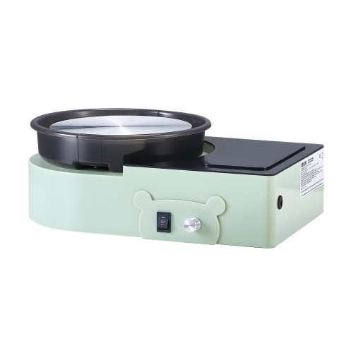 VEVOR Mini Pottery Wheel, 6 inch Turntable, Forward and Reverse Rotation, Adjustable Speed, Electric Clay Wheel for Kids and Adults, with Clay