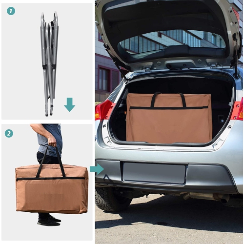 Gymax Outdoor Kitchen Foldable Grilling Stand Portable Camping Grill Table BBQ Table