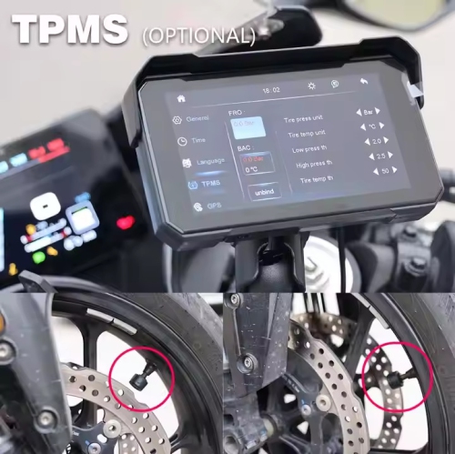 Enregistreur de conduite dédié pour moto 5 pouces sans fil CarPlay Android portable écran intelligent pour voiture