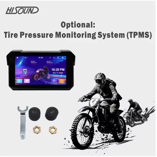 Enregistreur de conduite dédié pour moto 5 pouces sans fil CarPlay Android portable écran intelligent pour voiture