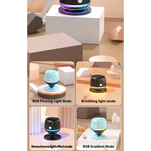 IPX6 Waterproof Magnetic Bluetooth Speaker Phone Holder Audio Subwoofer Mini Bluetooth Speaker, High Volume Home Theater Sound System Magnet Speaker
