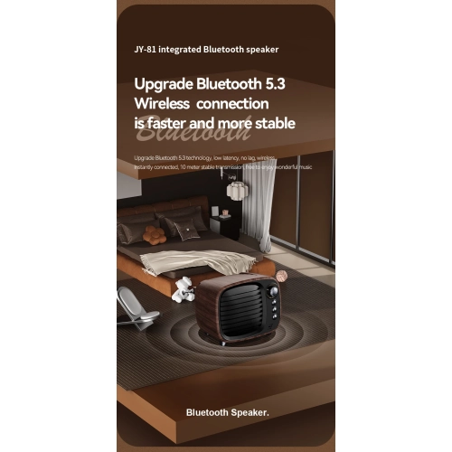 MINI-XTREME3RGB War Drum 3rd Generation Bluetooth Speaker with Plug-in Card and Subwoofer, Portable Built-in Battery - Black
