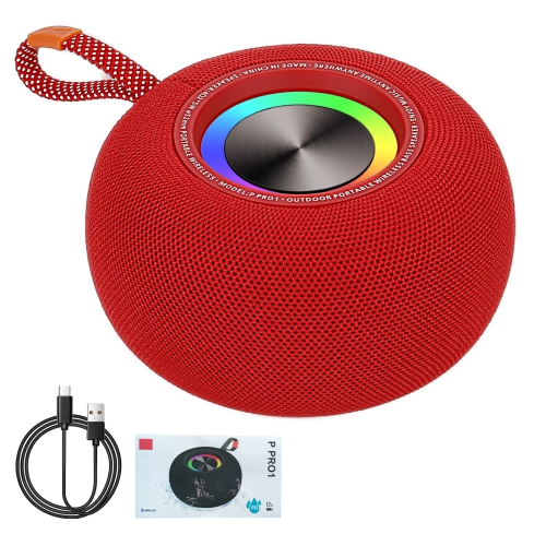 Hot Selling P PRO1 Round Bluetooth Speaker, Outdoor Portable Mini Speaker, Home DIY Portable Subwoofer, Bluetooth Connection, Built-in Lithium