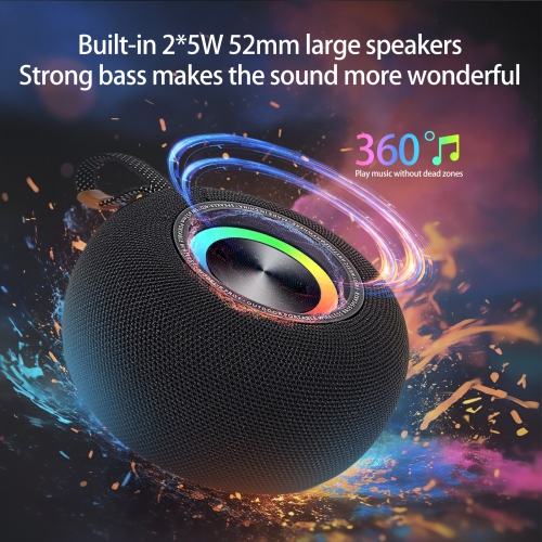 Hot Selling P PRO1 Round Bluetooth Speaker, Outdoor Portable Mini Speaker, Home DIY Portable Subwoofer, Bluetooth Connection, Built-in Lithium