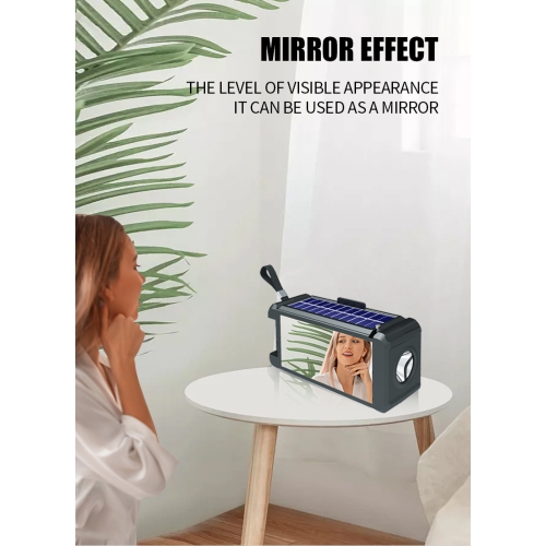 MINI-XTREME3RGB War Drum 3rd Generation Bluetooth Speaker with Plug-in Card and Subwoofer, Portable Built-in Battery - Gray