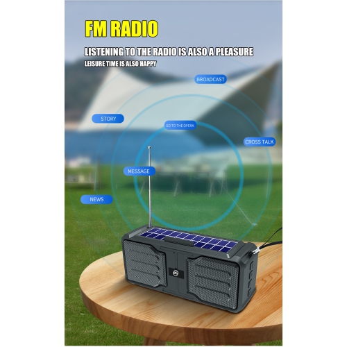 MINI-XTREME3RGB War Drum 3rd Generation Bluetooth Speaker with Plug-in Card and Subwoofer, Portable Built-in Battery - Gray