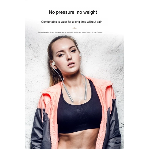 HiFi-level sound quality around-ear noise-canceling headphones with heavy bass and neck-hanging Bluetooth headphones for running and sports with long