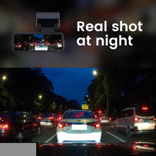 Dual-Camera Dash Cam - 4K Starlight Night Vision, Front and Rear Dual Recording, Wi-Fi Mobile Connectivity, Dual-Lens Car DVR, Gravity Sensor