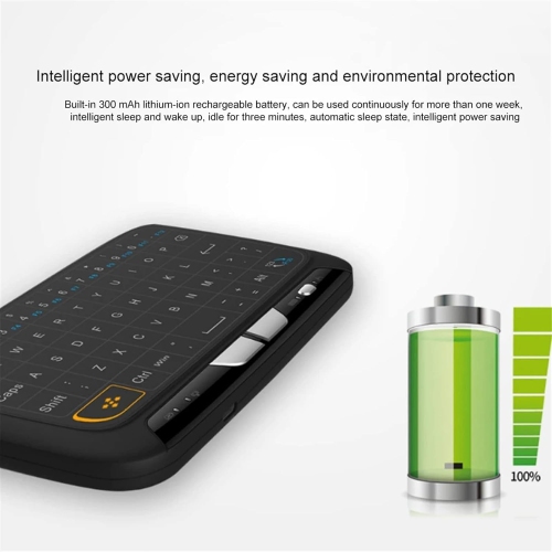 Mini wireless keyboard, 2.4GHzUSB connection using touch keyboard, portable keyboard