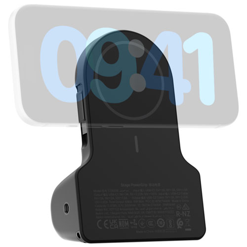 Chargeur portable USB-C de 9300 mAh PowerGrip de Belkin avec câble USB-C - Anthracite