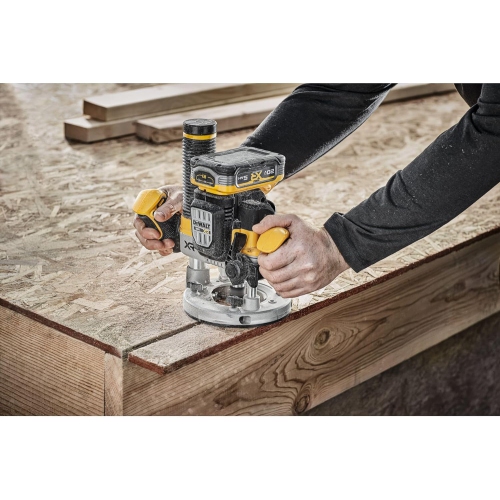 DEWALT 20V MAX XR 2-1/4 HP Plunge Router, Variable Speed with Perform & Protect Technology