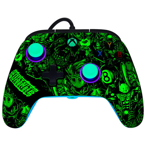 PowerA Advantage Wired Controller for Xbox Series X|S - Fortnite Glow