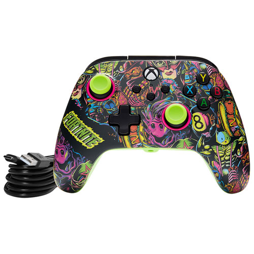 PowerA Advantage Wired Controller for Xbox Series X|S - Fortnite Glow