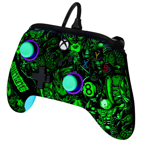 PowerA Advantage Wired Controller for Xbox Series X|S - Fortnite Glow