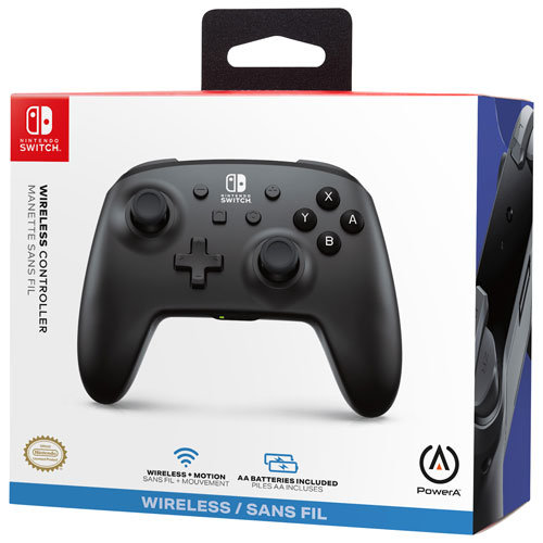 Manette de jeu sans fil de PowerA pour Nintendo Switch et Switch 2 - Noir