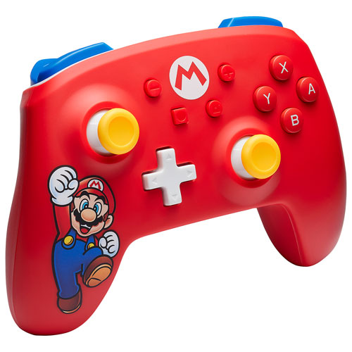 Manette de jeu sans fil de PowerA pour Nintendo Switch - Mario Joy