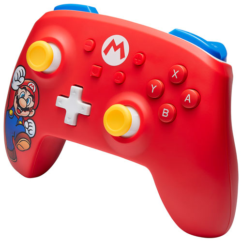 Manette de jeu sans fil de PowerA pour Nintendo Switch - Mario Joy