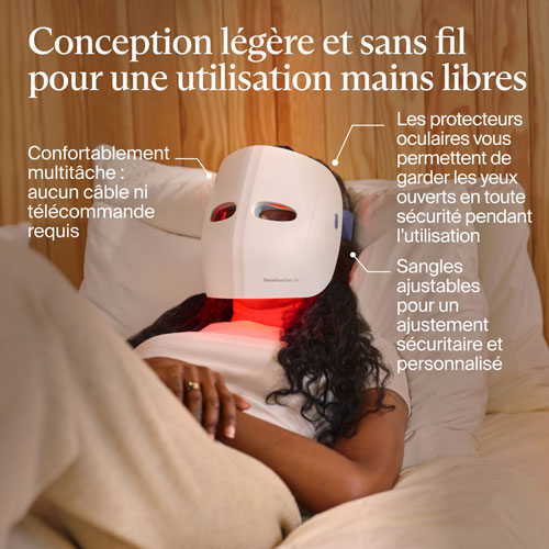 Therabody TheraFace Mask Glo LED Skincare Mask